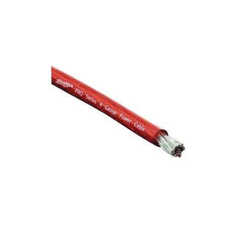 Stinger Electronics 100 FT 4GA RED POWER WIRE SPW14TR